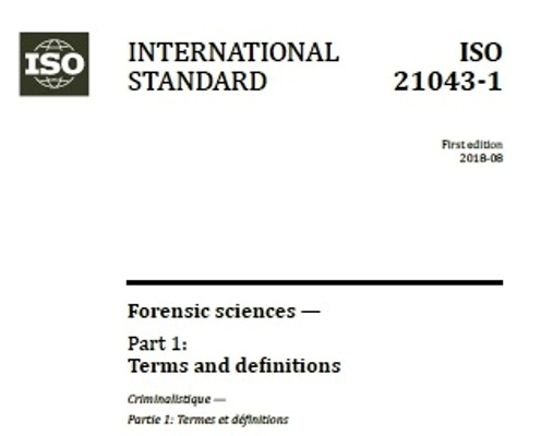 Соотношение терминов и определений международного стандарта ИСО 21043-1-2018 и терминологии отечественной судебной экспертологии